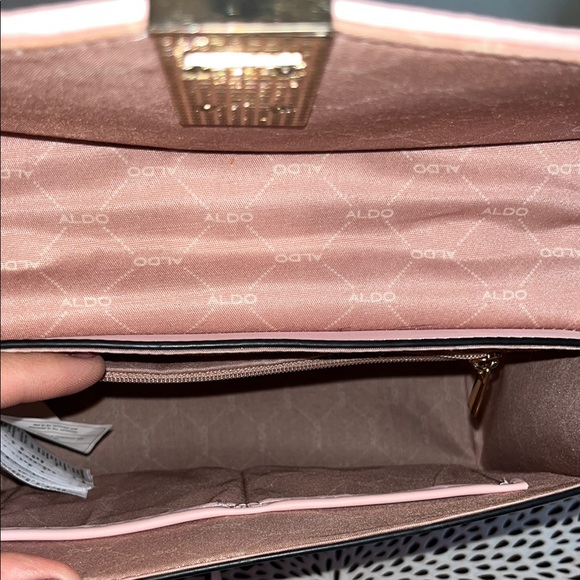 Pink Quilted Crossbody Bag - Picture 2 of 2